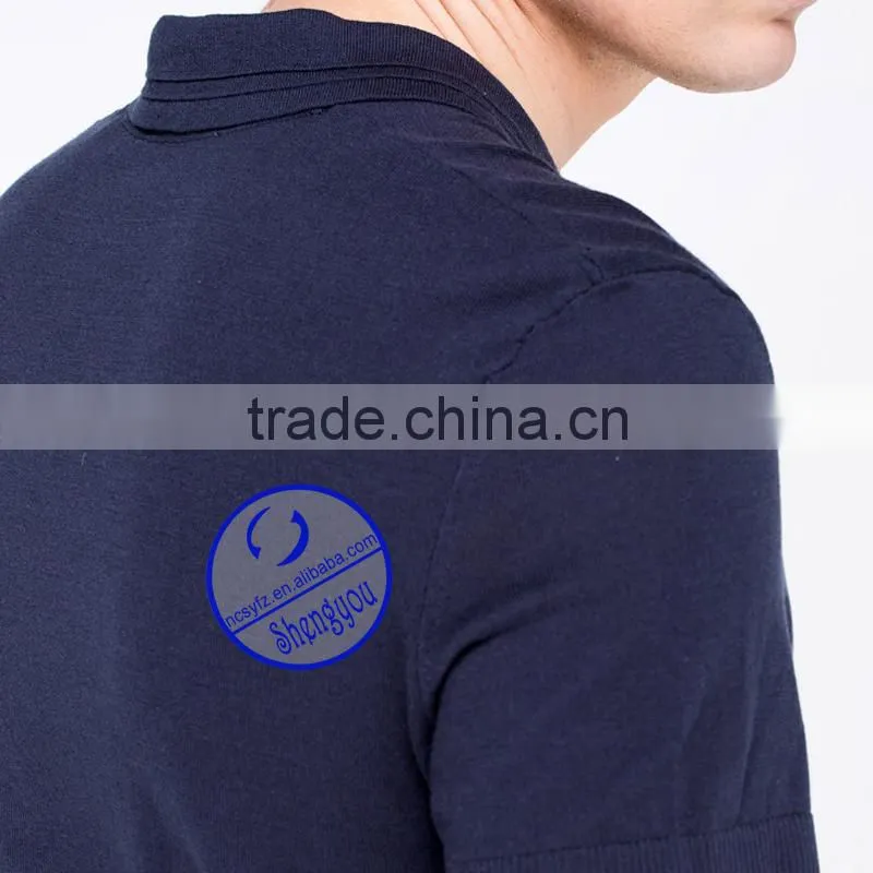 2015 Cotton Sport Top, Quality Man's Clothing, Short Sleeve Mens Polo Shirt