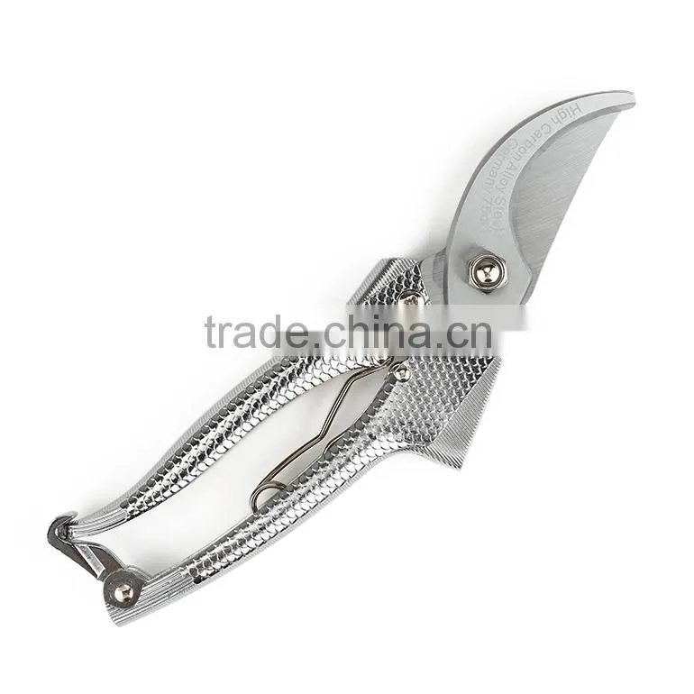 New Design Golden Bypass Hand Garden Pruners With Sharp Shears