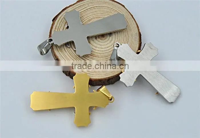 Kindy Jewelry JCN0328 high quality stainless steel cross necklace pendant