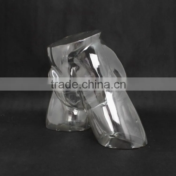 high gloss unbreakable plastic mannequin torso