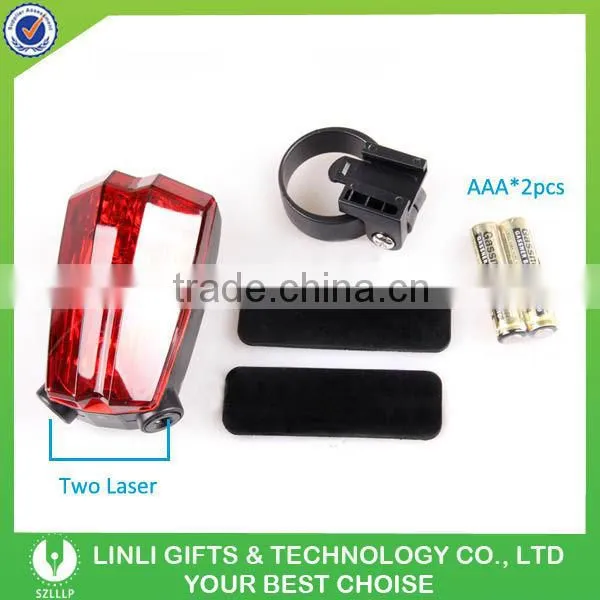 dry battery laser rear light for bicycle