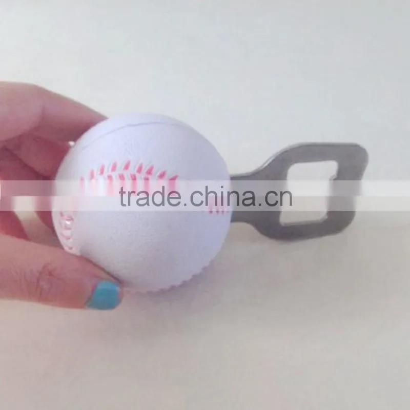 6.3cm basetball stressball openner