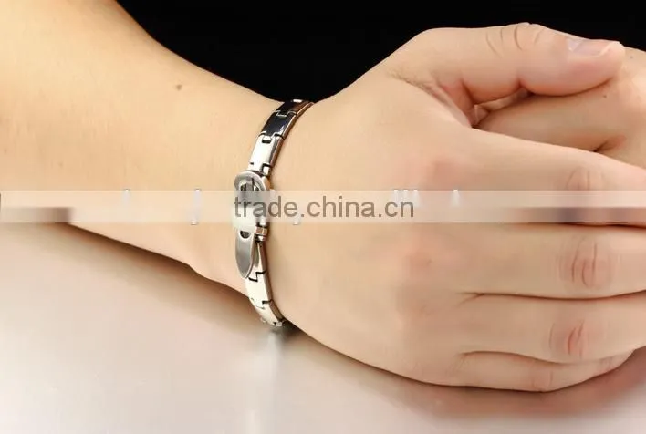 MT036 Fashionable jewelry bio magnetc energy bracelet 316L stainless steel bracelet