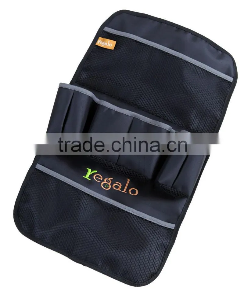 Car back seat organizer with many pockets