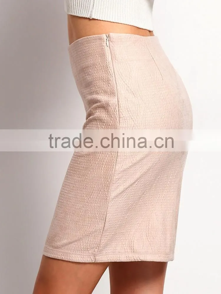 New slim fit elegant ladies office skirt suit