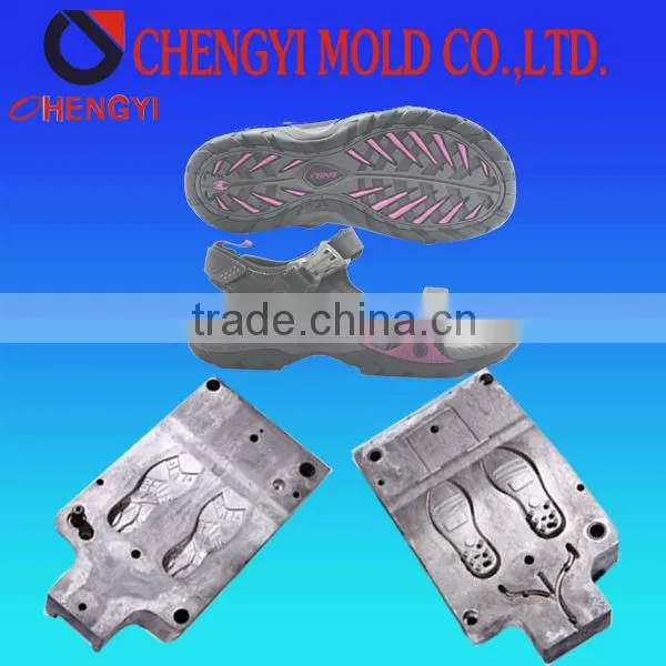 China injection Aluminum EVA Sole Shoes Mold
