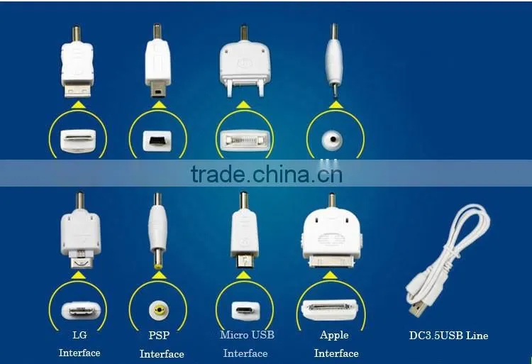 2016 Hot selling products wholesale mini power bank 2600mah power bank for mobile phone