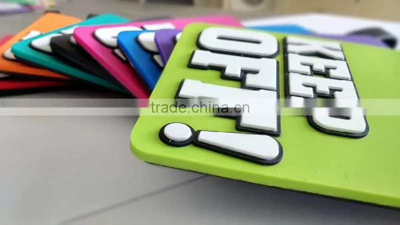 Promotion set plastic PVC rubber luggage tag