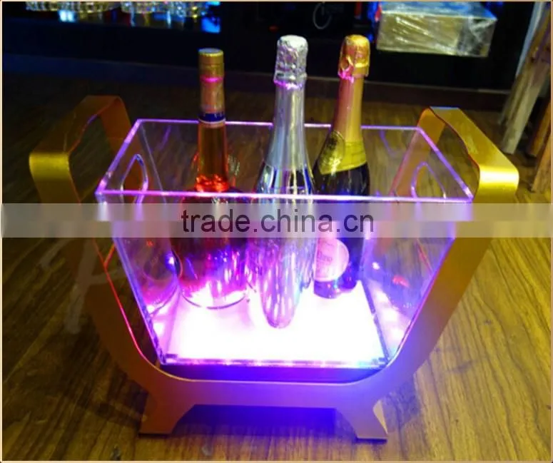 2016 NEW Champagne LED ice bucket 6 bottles pack