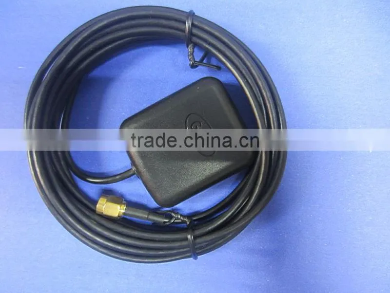 Waterproof GLONASS/GPS Active Antenna 30dBic Gain magnetic mount
