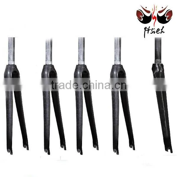 full fiber/carbon road fork clear coating headset 1-1/8'' 3K/12/UD 700C