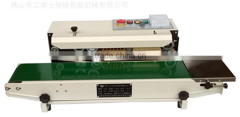 X-900 Plastic Film Sealing Machine+Horizontal Sealing+Date Printing+Seal Belt