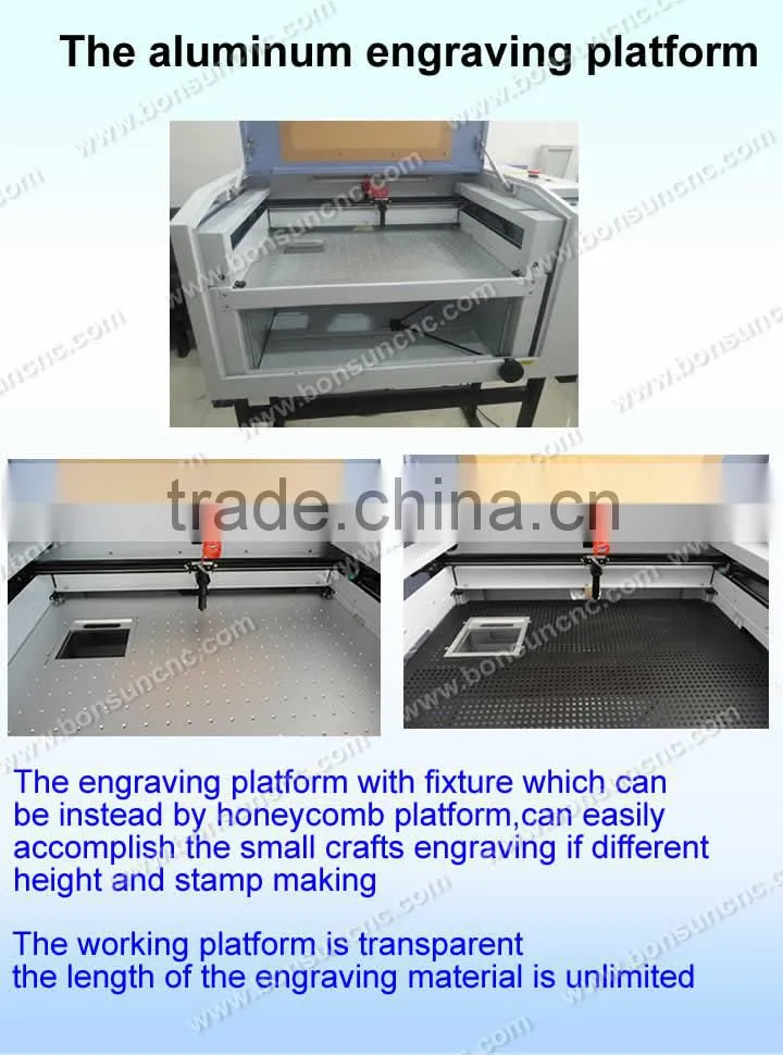 2015 hot sale high precision BS 4060 3d crystal laser engraving machine price is good