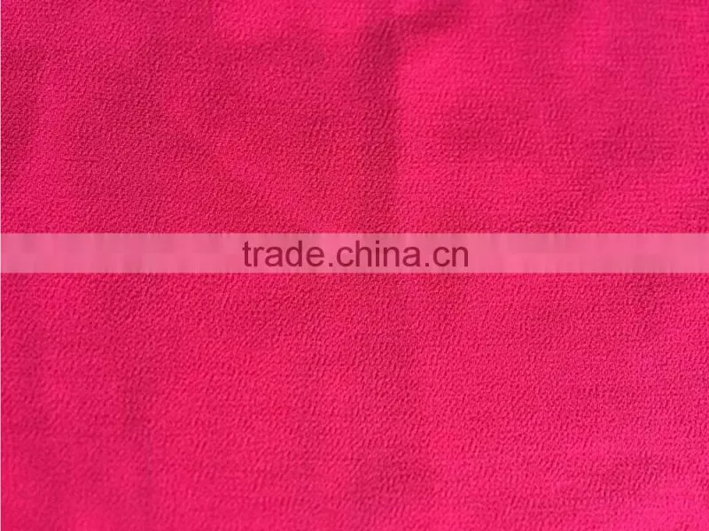 Polyester/Elastane or Spandex Seersucker fabric
