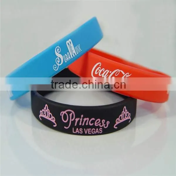 2014 Best selling cheap silicone bracelets/High quality silicone wristbands