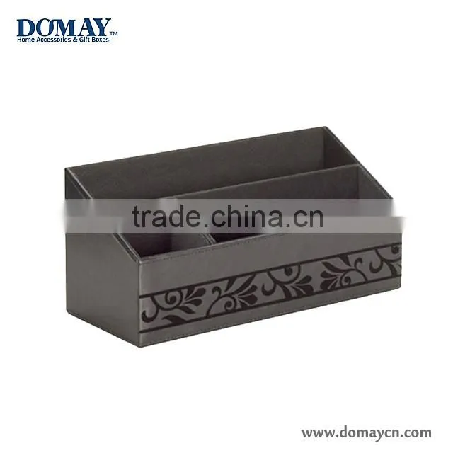 pu desk organizer holder/leather organizer