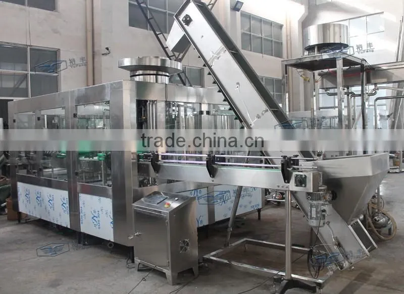 Glass bottled juice production machine, Tinplate Lug Caps sealing machine