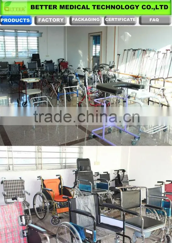 Aluminum manual lightweight aluminum portable wheelchair