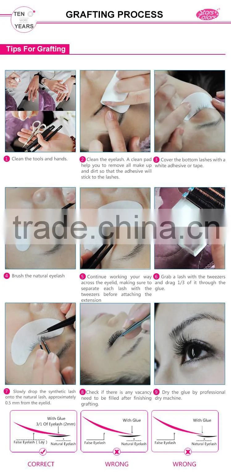 Professional Eyelash Extension glue plate disposable eyelash tool