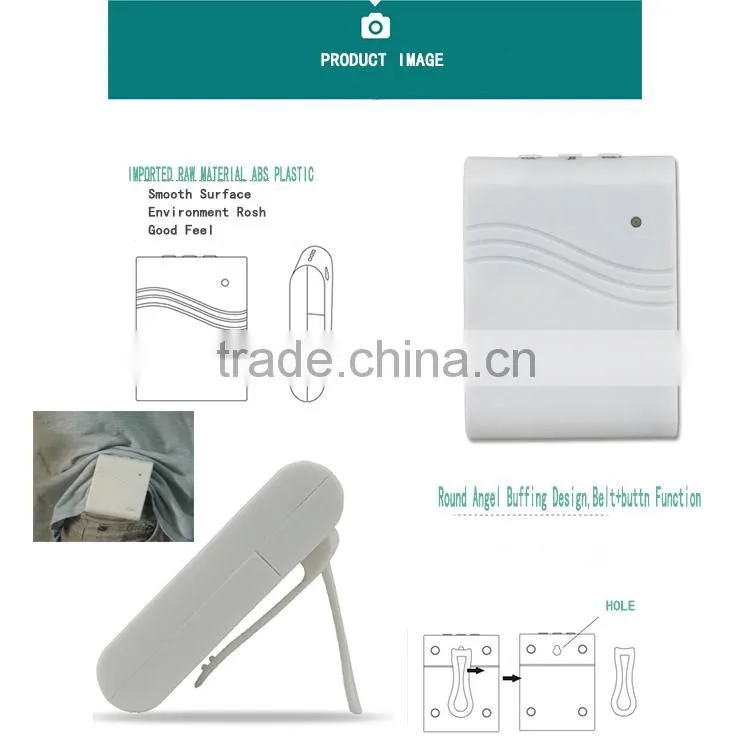 ROHS CE certification passed Remote Control Long Range vibrating door bell