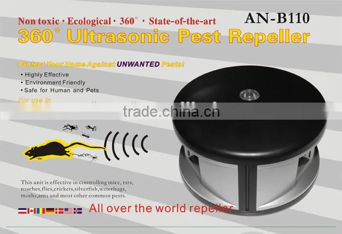Widely use for home,office,warehouse 360 Degree electronic pest control repeller manufacturer