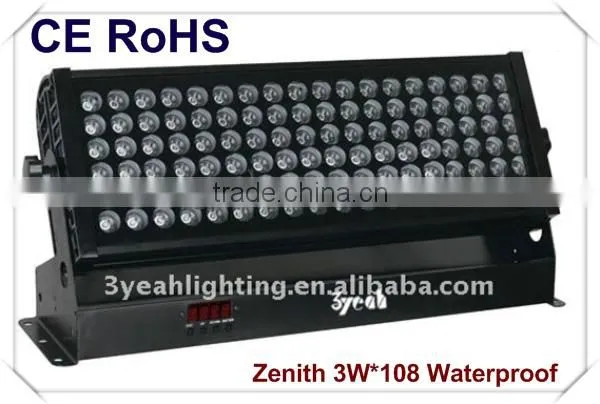 108*3w IP65 waterproof led wall washer light