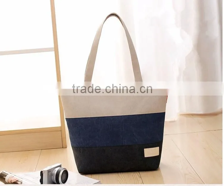 Cheap fashion beach bag canvas bag