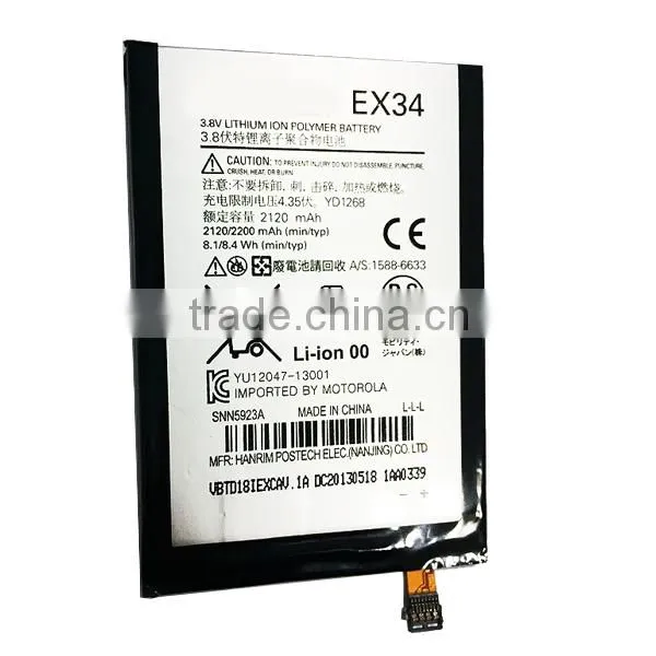 100% genuine Internal Battery EX34 for Motorola XT1058