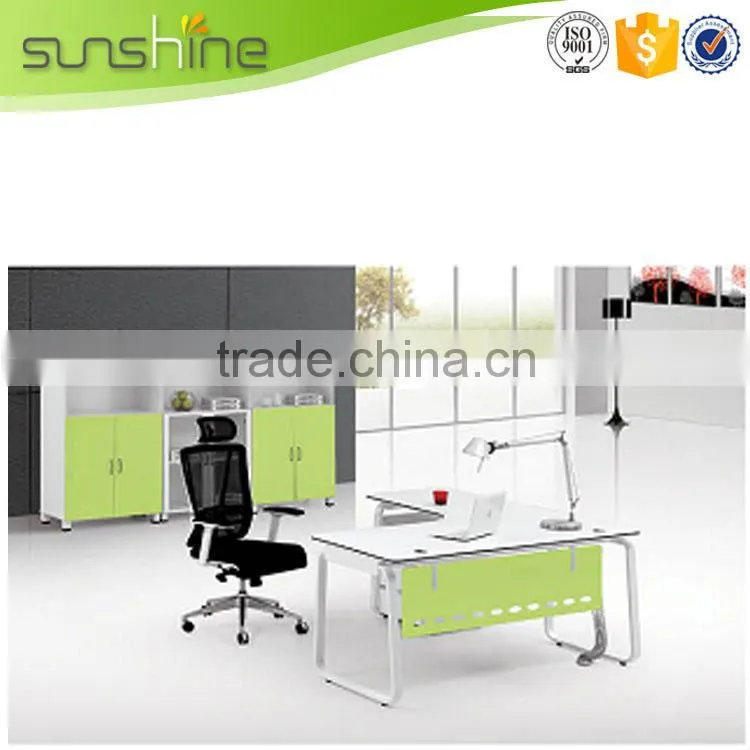 Direct Factory Price top quality executive glass desk for office