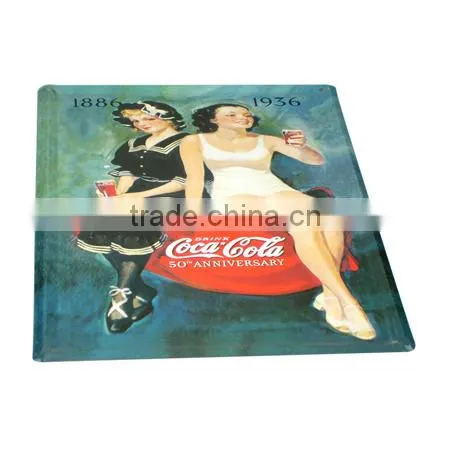 2016 New Decorative rectangular shape Metal Crafts Vintage tin signs