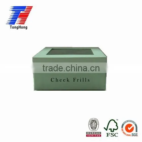 High Quality Cheap Custom Eco-friendly Fashion Gift Box with window
