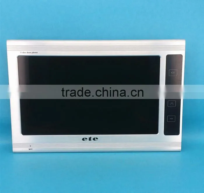 9 inch 4 wired waterproof ccd camera multi apartment commax video intercom system