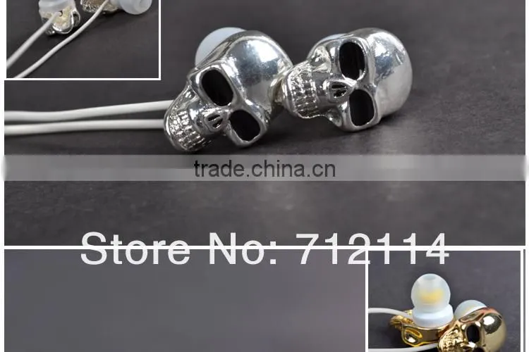 ULDUM 3.5 stereo with microphone heavy bass sound metal earpieces for music