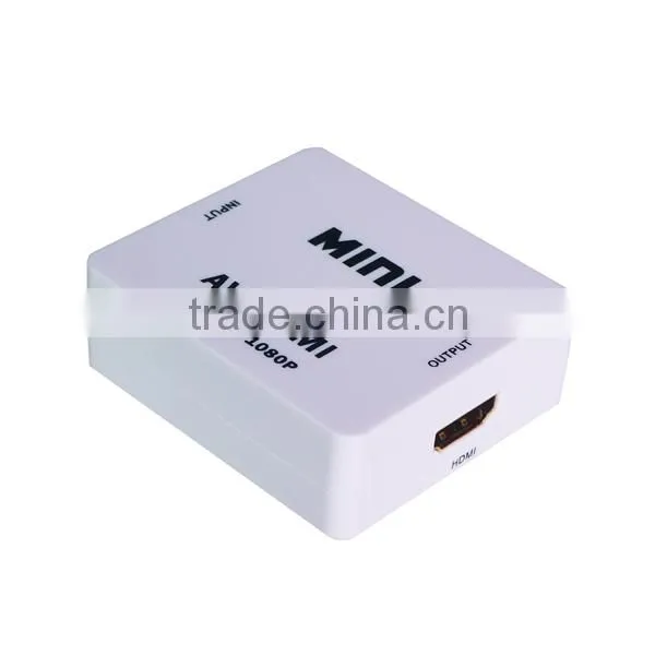 2015 Hot factory price MINI av to Hd up scaler 1080P/720P,Top Quality Mini Composite AV To HD Video Converter
