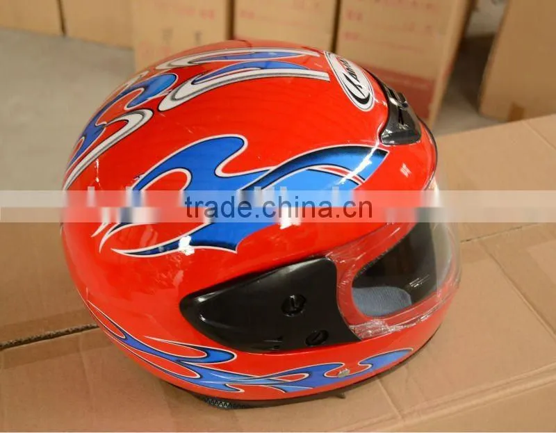KAMAX Motorcycle Full face hemlet RED