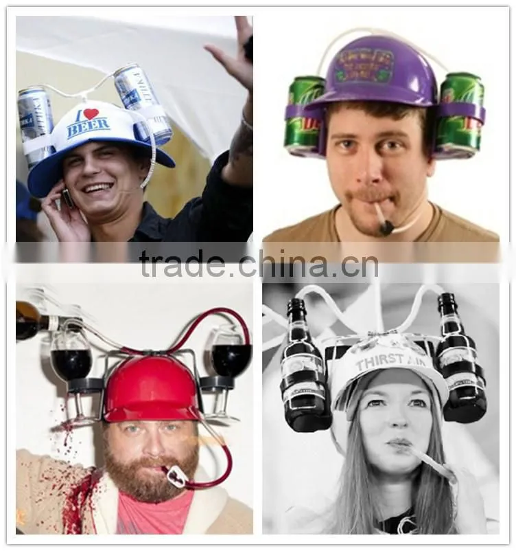 2015 World Cup Football Fans Beer Helmet Drinking Hat