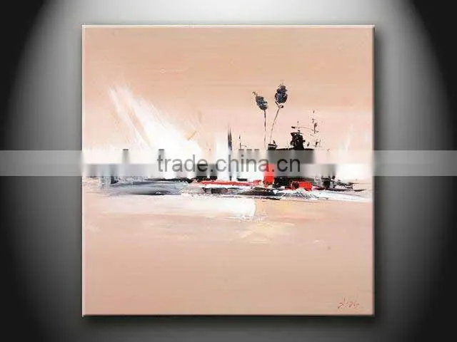 simple abstract art painting for wall decoration