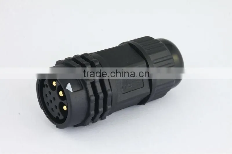 Large 3+9P UL push lock IP67 waterproof connector,Chogori high quality Nylon connector,high current watertight connector