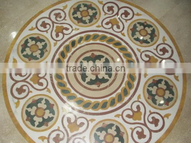 SKY- 017 Morden WaterJet Marble Mosaic Marble Medallion