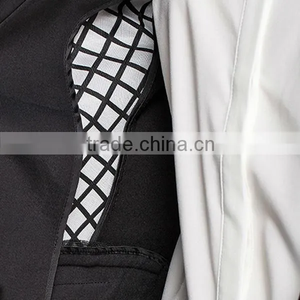 ladies new design plaid casual suit