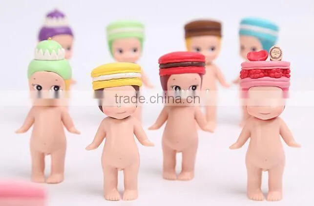 OEM 3D (3-28'')PVC cute cartoon kids dolls/anime plastic kid dolls/plastic baby dolls