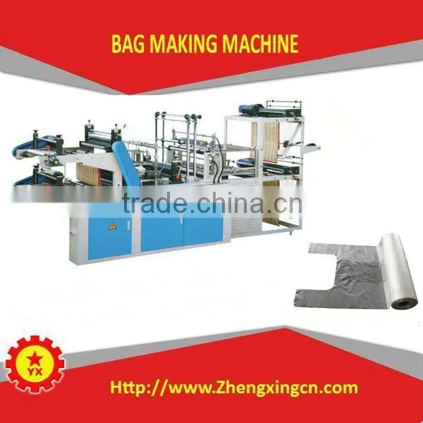 roll vest bag production line machine film and bag making machine