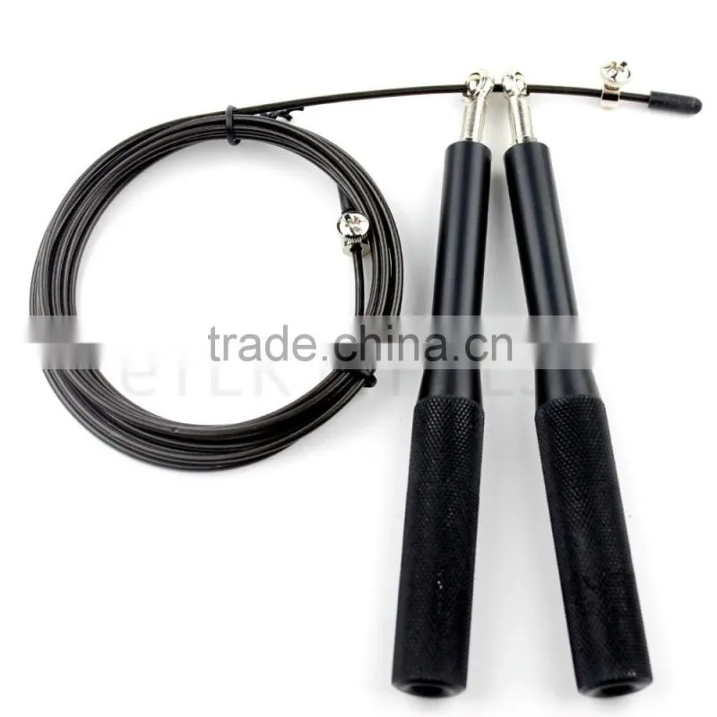 Alumunum Speed Jump Rope with Long Metal Bearing