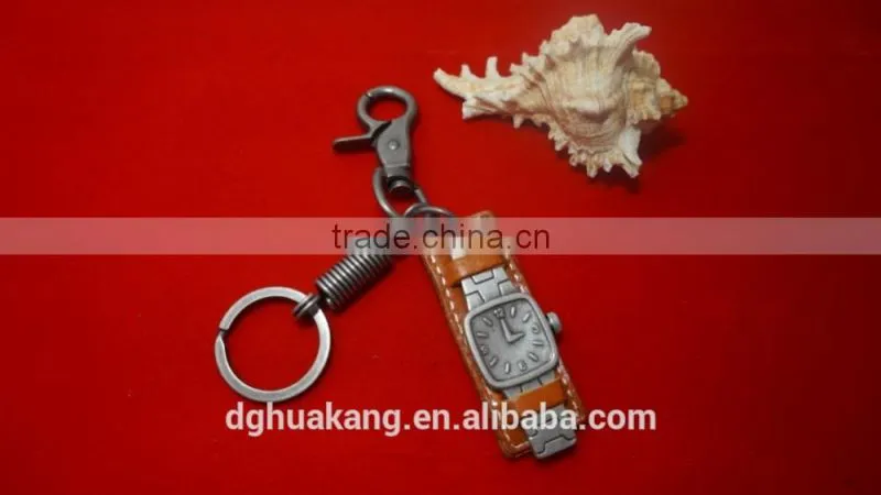 2016 Promotional Sales Popular Watch design&Spring ring Carabiner Keychain