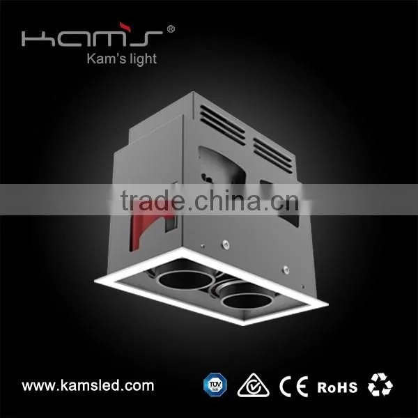 Adjustable ceiling lamp high efficiency grille light modern shop ceiling lamp 10W