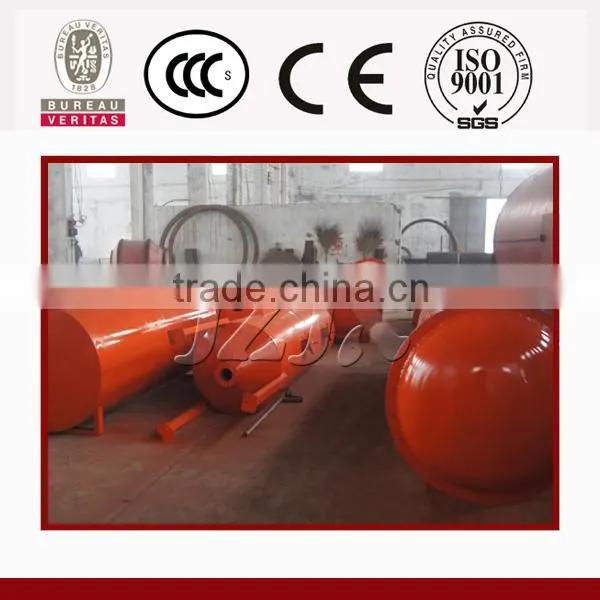 5th generation tyre pyrolysis continuous plant with 14mm/16mm thinckness