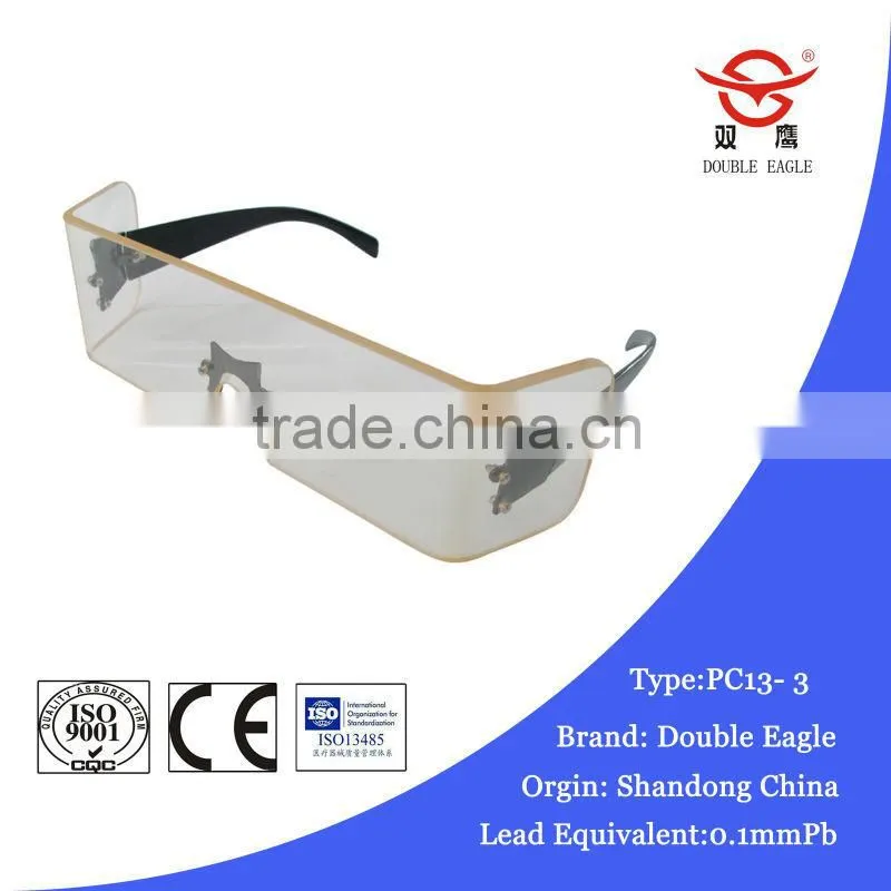 CE certificated side protective lead glasses