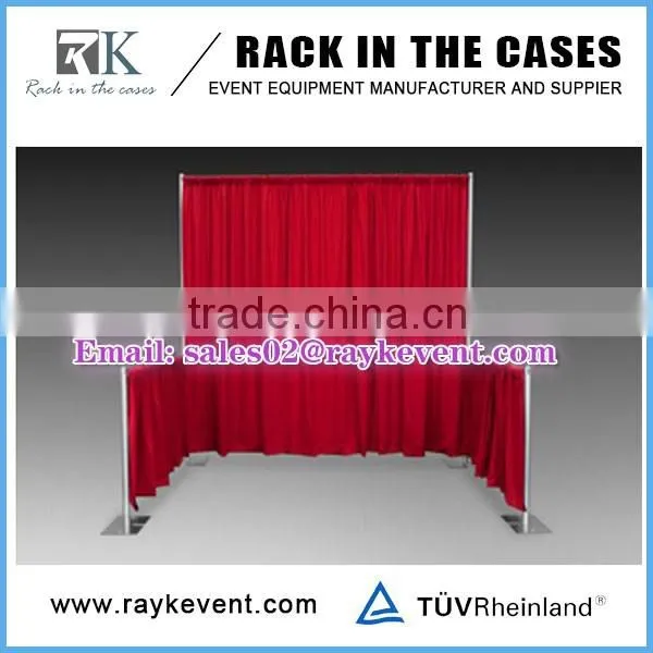 Wedding exhibition pipe and drape pipe and drape rental