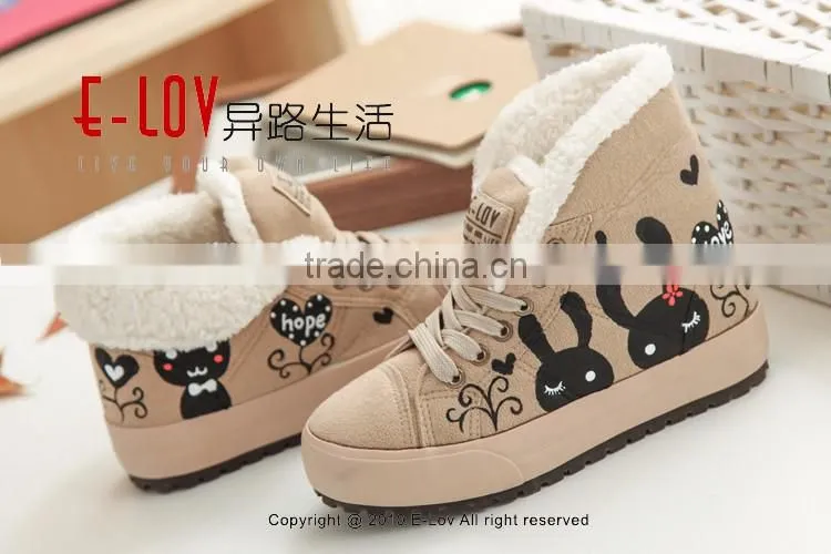 Hot sales high quality and cheap ladies winter shoes