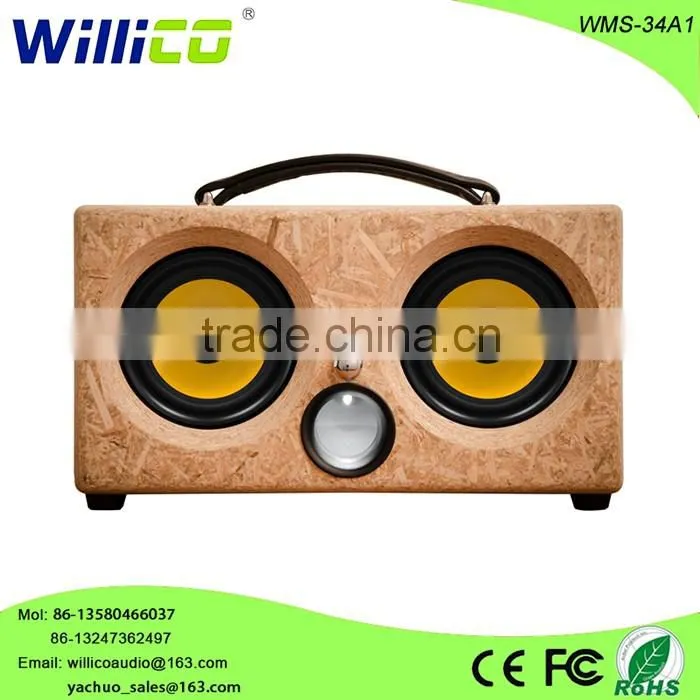 2016 New design cute bluetooth speakers with USB/SD/FM/Wireless MIC/remote control
